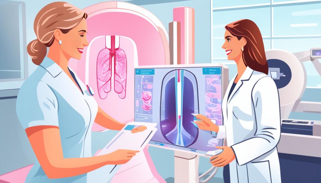 Digitale Mammographie für die Früherkennung von Brustkrebs