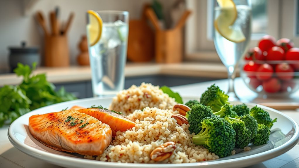 essen Sie ausgewogene, proteinreiche Lebensmittel