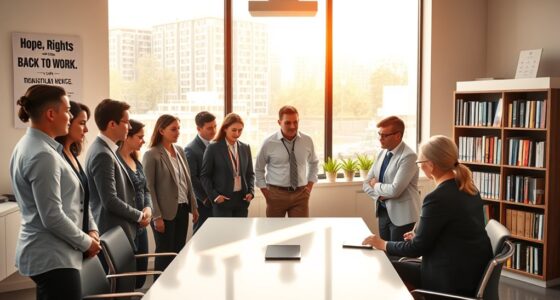 Rechte Rehabilitation Rückkehr an den Arbeitsplatz
