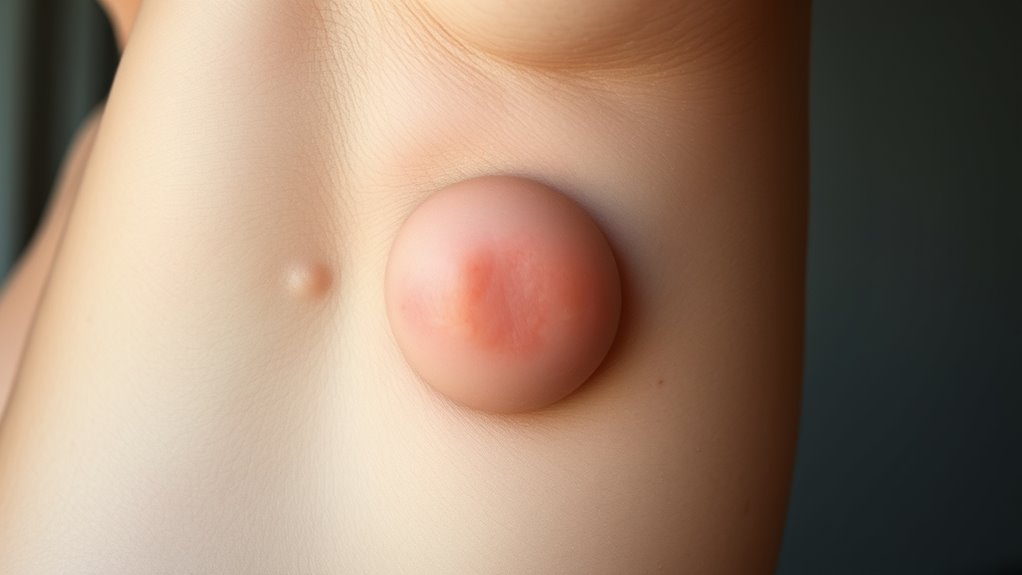 Anzeichen für vergrößerte Lymphknoten