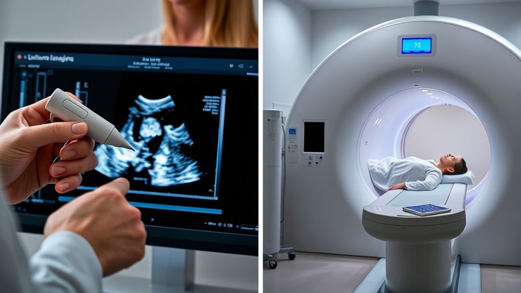 Ultraschall versus MRT Genauigkeit
