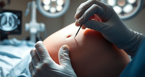 Brustbiopsie-Verfahren Schritte