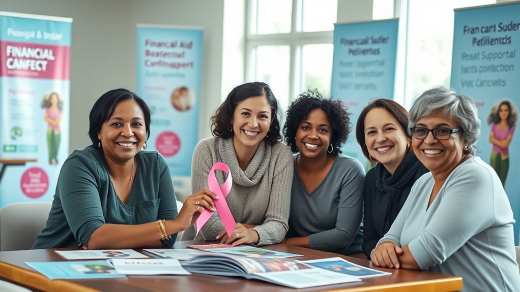 Wohltätigkeitszuschüsse zur Unterstützung bei Brustkrebs