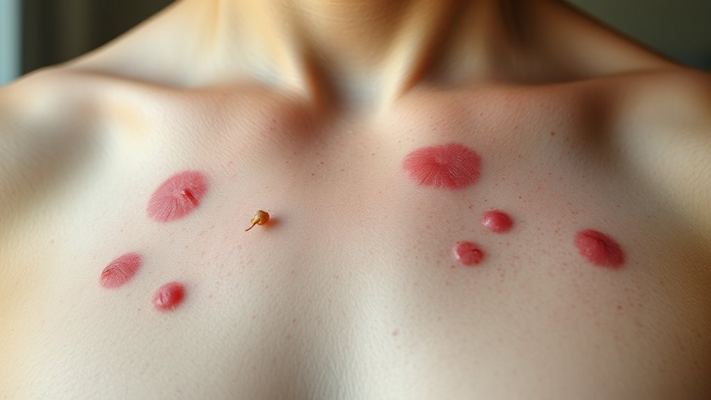 Brustjucken oder Brennen