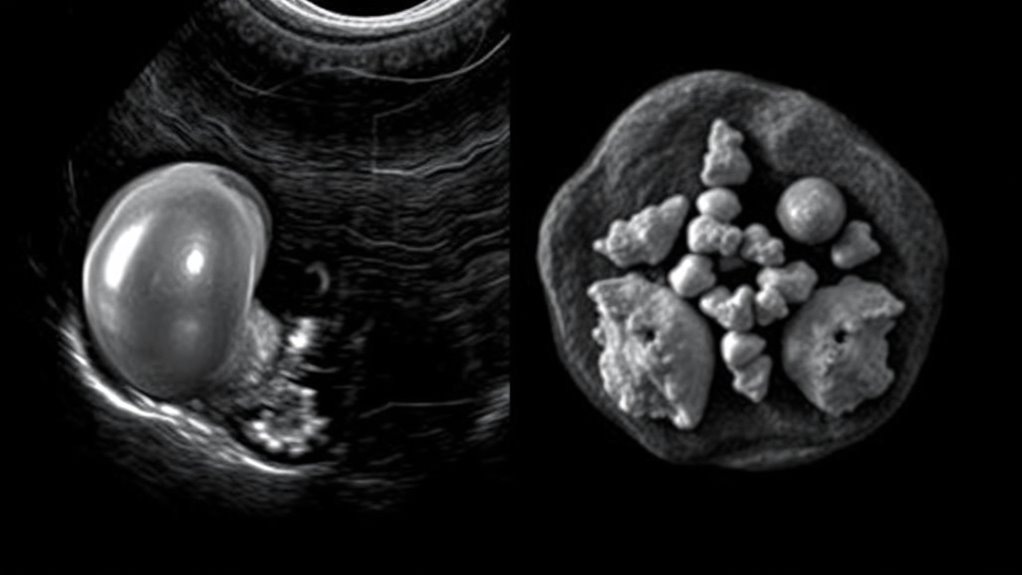 Unterscheidung zwischen zystischen und soliden Massen