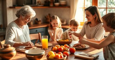 Familie und Freunde praktische Unterstützung