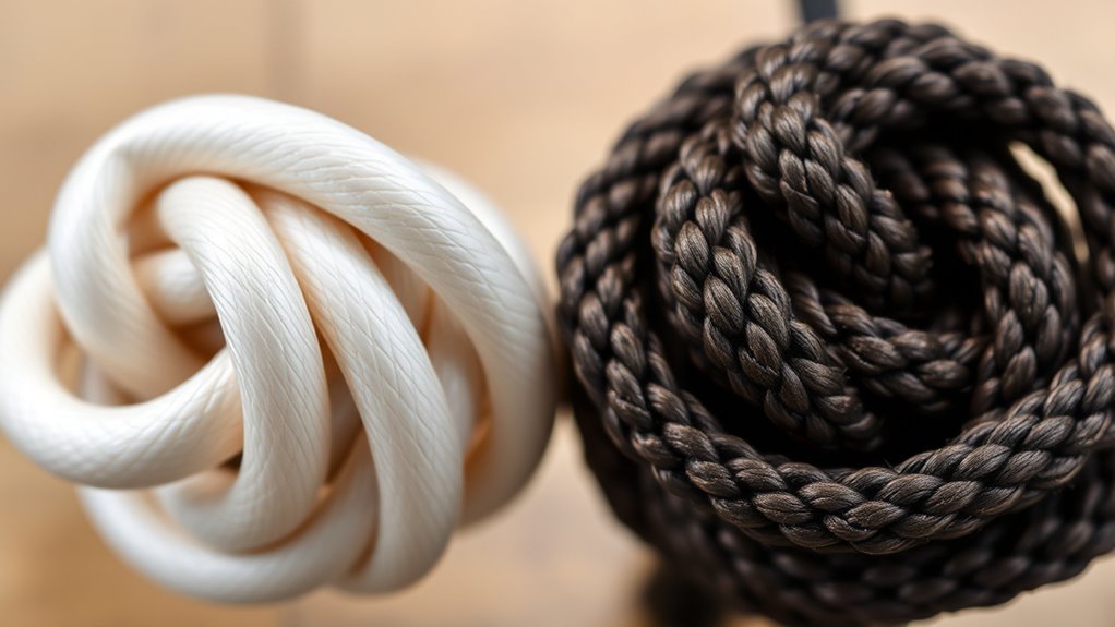 flexible versus gehärtete Knoten