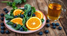 gesunde Lebensmittel während Brustkrebs