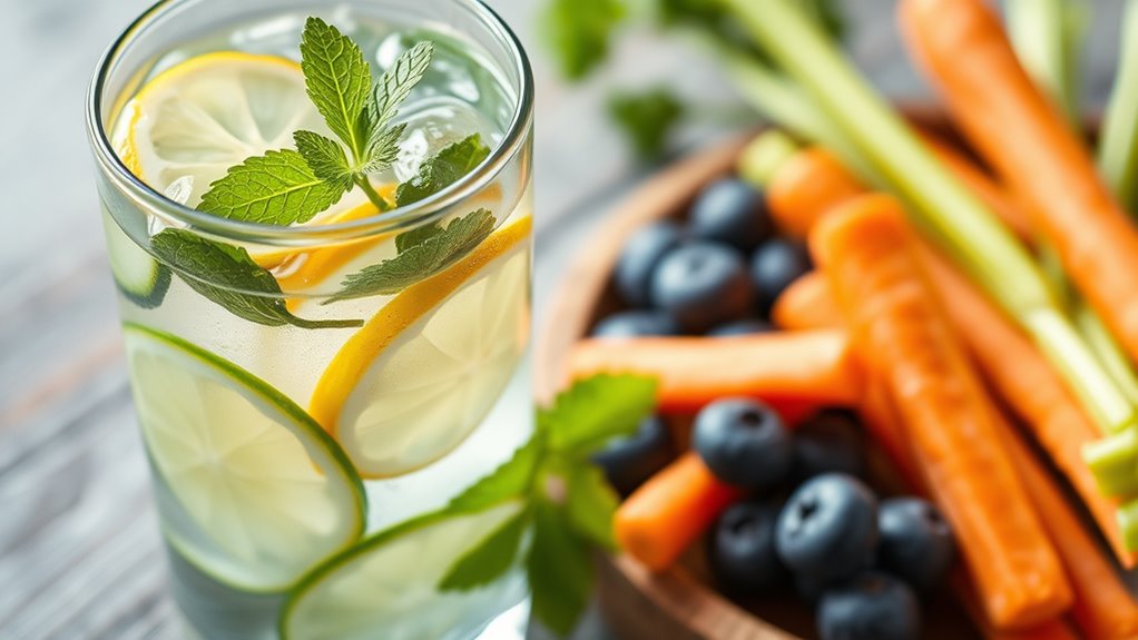 hydrieren mit nährenden Flüssigkeiten