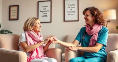 psychologische Unterstützung bei Brustkrebs