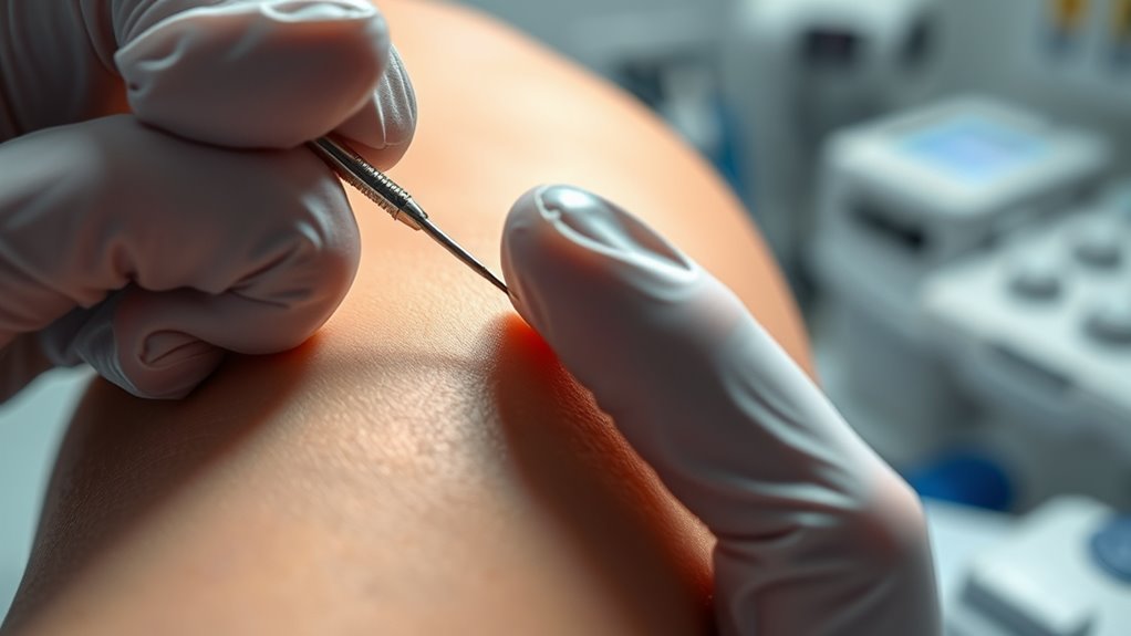 Seltene Tumorimplantationsgefahr