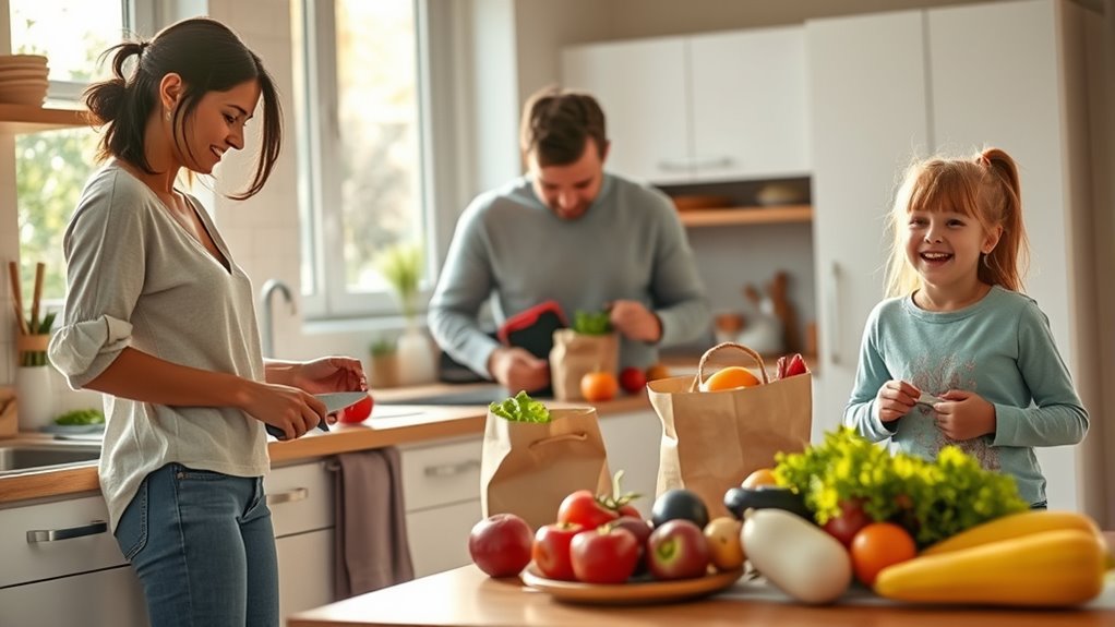 Teile die Hausarbeiten mit Unterstützung