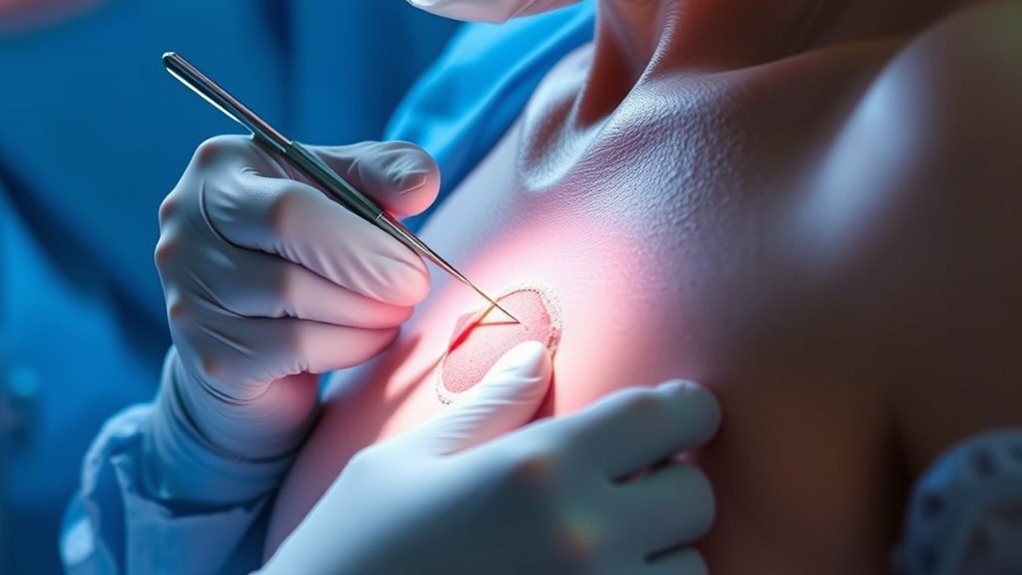 Tumorentfernung und Lymphknotenbiopsie