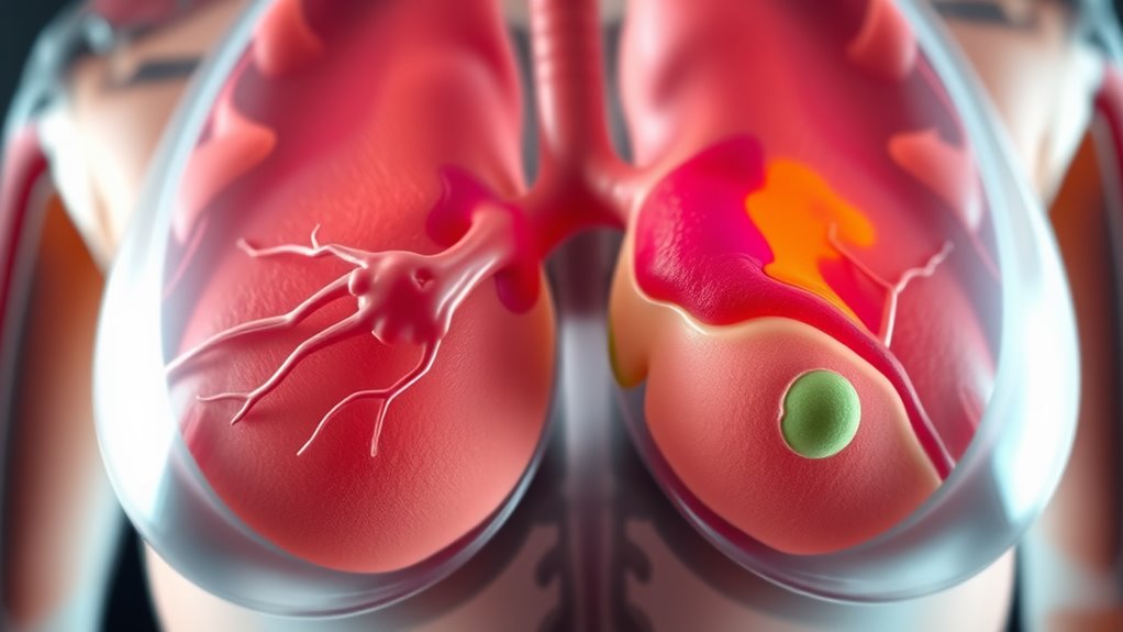unkontrolliertes Brustzellenwachstum