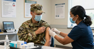 Pentagon restores mandatory flu shots for all recruits as boot camp outbreak sickens nearly 300