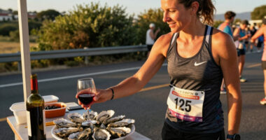 At This French Marathon, Runners Make Pit Stops For Wine And Oysters